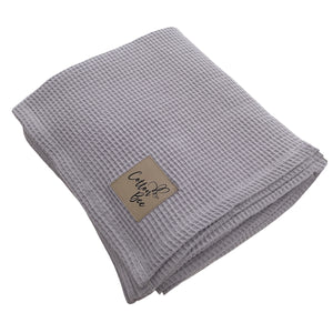 Cotton Bee blanket in gray from Aglika